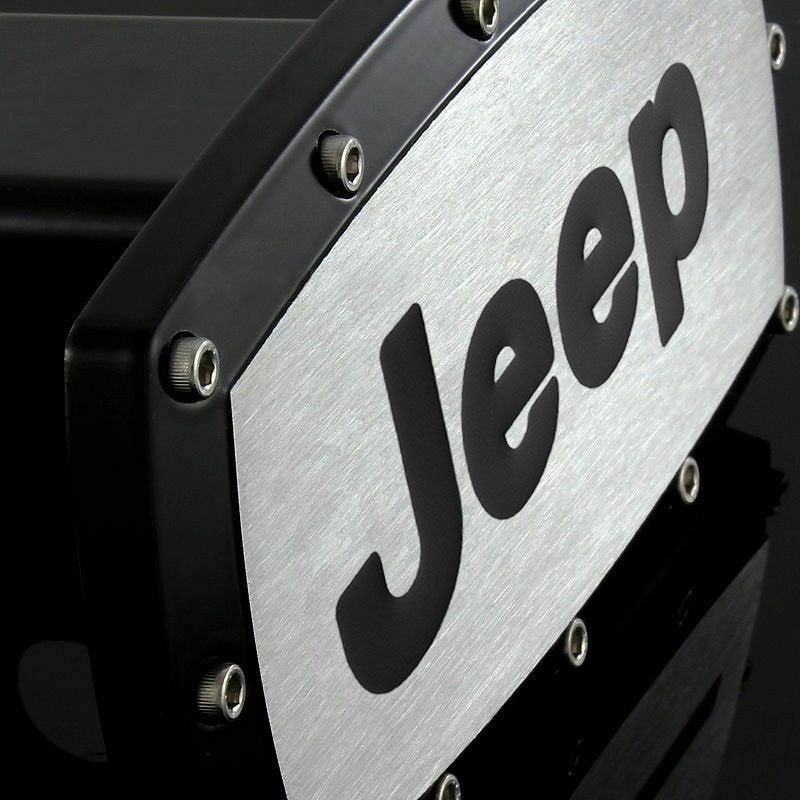 Jeep Billet Color Match Hitch Plug Cover - View #4