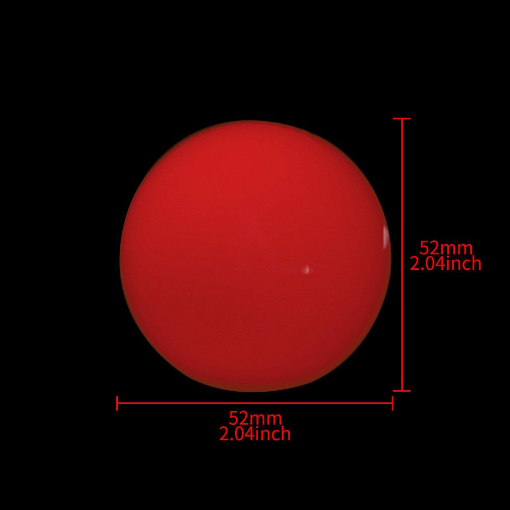 Brand New Universal Bride JDM Glow In The Dark Red Round Ball Shift Knob For Toyota Scion Wrx Subaru M12X1.25 M8 M10 M12 Thread