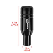 Load image into Gallery viewer, Brand New Universal JDM Mugen Aluminum Black Automatic Gear Stick Shift Knob Lever Shifter