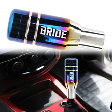 Load image into Gallery viewer, Brand New Universal JDM BRIDE Aluminum Burnt Blue Automatic Gear Stick Shift Knob Lever Shifter