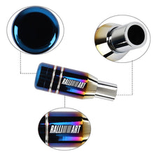 Load image into Gallery viewer, Brand New Universal JDM Ralliart Aluminum Burnt Blue Automatic Gear Stick Shift Knob Lever Shifter