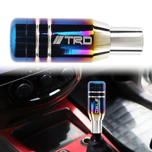 Load image into Gallery viewer, Brand New Universal JDM TRD Aluminum Burnt Blue Automatic Gear Stick Shift Knob Lever Shifter