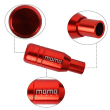 Load image into Gallery viewer, Brand New Universal JDM Momo Aluminum Red Automatic Gear Stick Shift Knob Lever Shifter