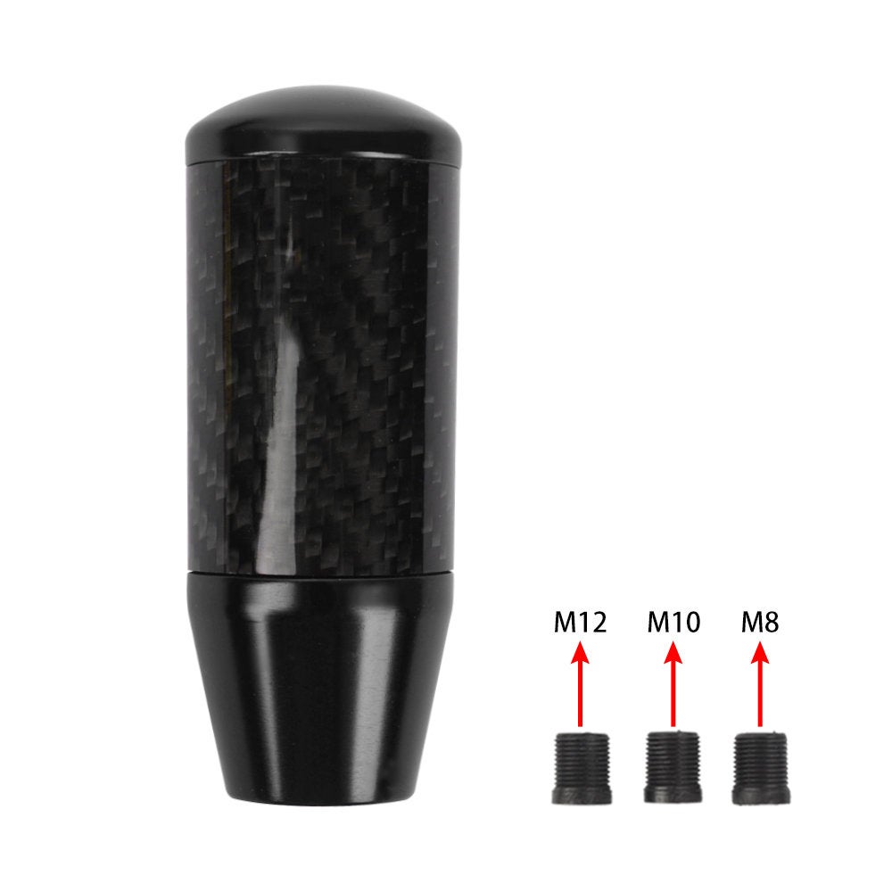 Unversal RALLART Red Carbon Fber Manual Gear Stck Shft Knob Lever Unversal RALLART Red Carbon Fber Manual Gear Stck Shft Knob Lever