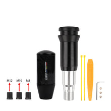 Load image into Gallery viewer, Brand New Universal Mugen Black Carbon Fiber Automatic Gear Shift Knob Shifter Lever Head