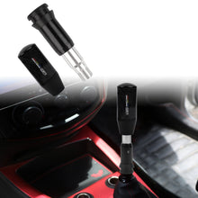 Load image into Gallery viewer, Brand New Universal Mugen Black Carbon Fiber Automatic Gear Shift Knob Shifter Lever Head