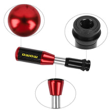 Load image into Gallery viewer, Brand New Universal Momo Red Carbon Fiber Automatic Gear Shift Knob Shifter Lever Head