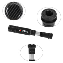 Load image into Gallery viewer, Brand New Universal TRD Carbon Fiber Aluminum Automatic Gear Shift Knob Shifter