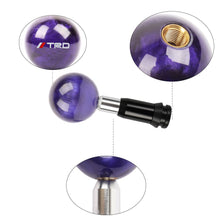 Load image into Gallery viewer, Brand New Universal TRD Pearl Purple Round Ball Shift Knob Automatic Car Gear Shifter