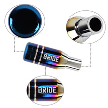 Load image into Gallery viewer, Brand New Universal JDM BRIDE Aluminum Burnt Blue Automatic Gear Stick Shift Knob Lever Shifter
