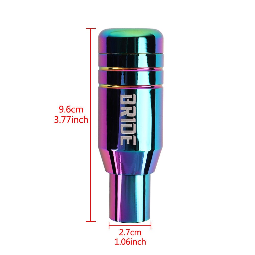 Brand New Universal JDM Bride Aluminum Neo-Chrome Automatic Gear Stick Shift Knob Lever Shifter