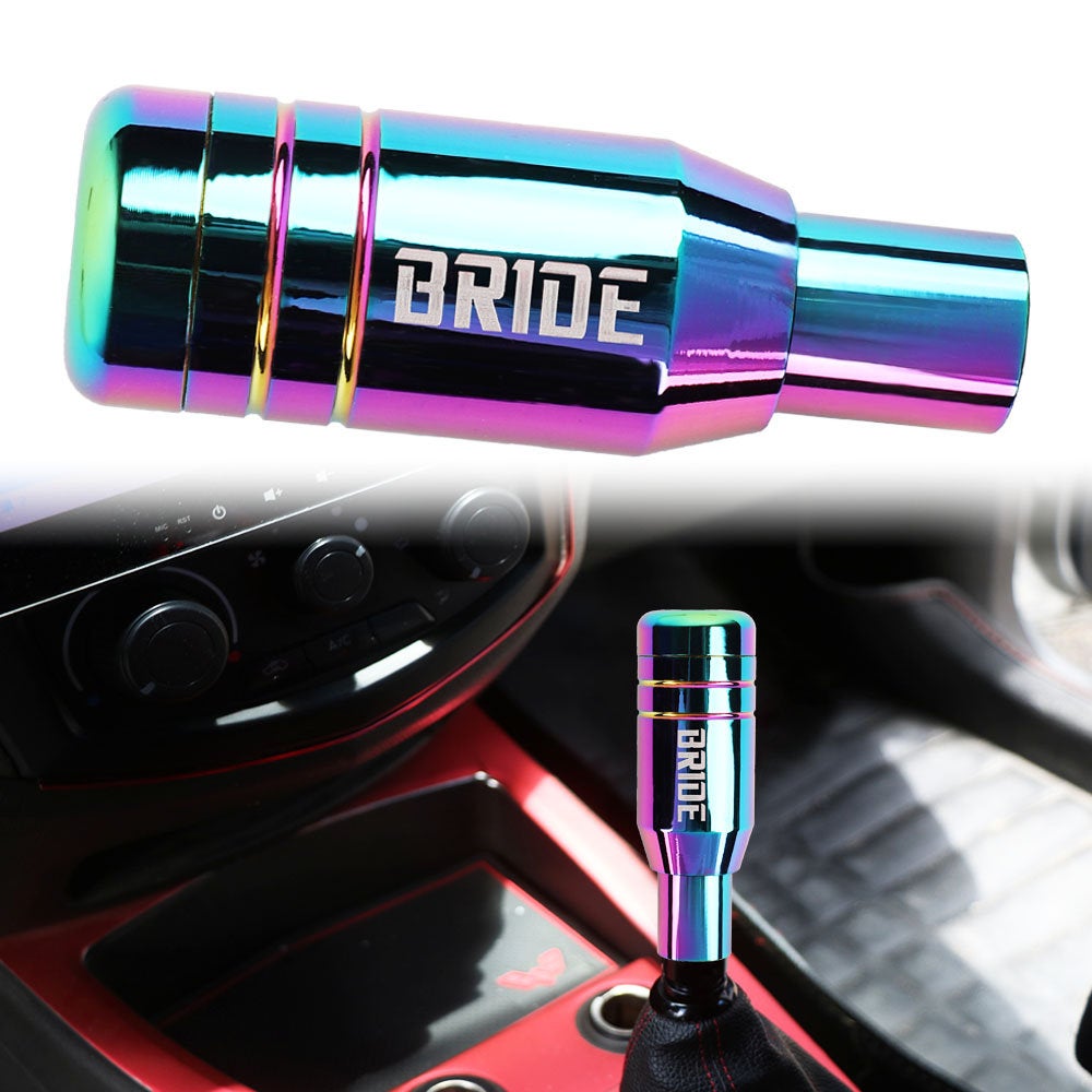 Brand New Universal JDM Bride Aluminum Neo-Chrome Automatic Gear Stick Shift Knob Lever Shifter