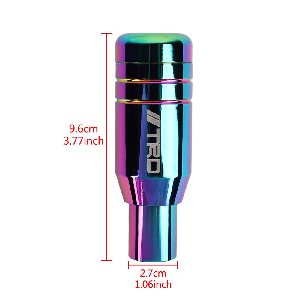 Brand New Universal JDM TRD Aluminum Neo-Chrome Automatic Gear Stick Shift Knob Lever Shifter