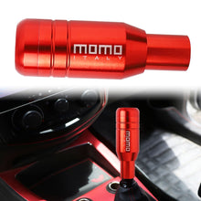Load image into Gallery viewer, Brand New Universal JDM Momo Aluminum Red Automatic Gear Stick Shift Knob Lever Shifter