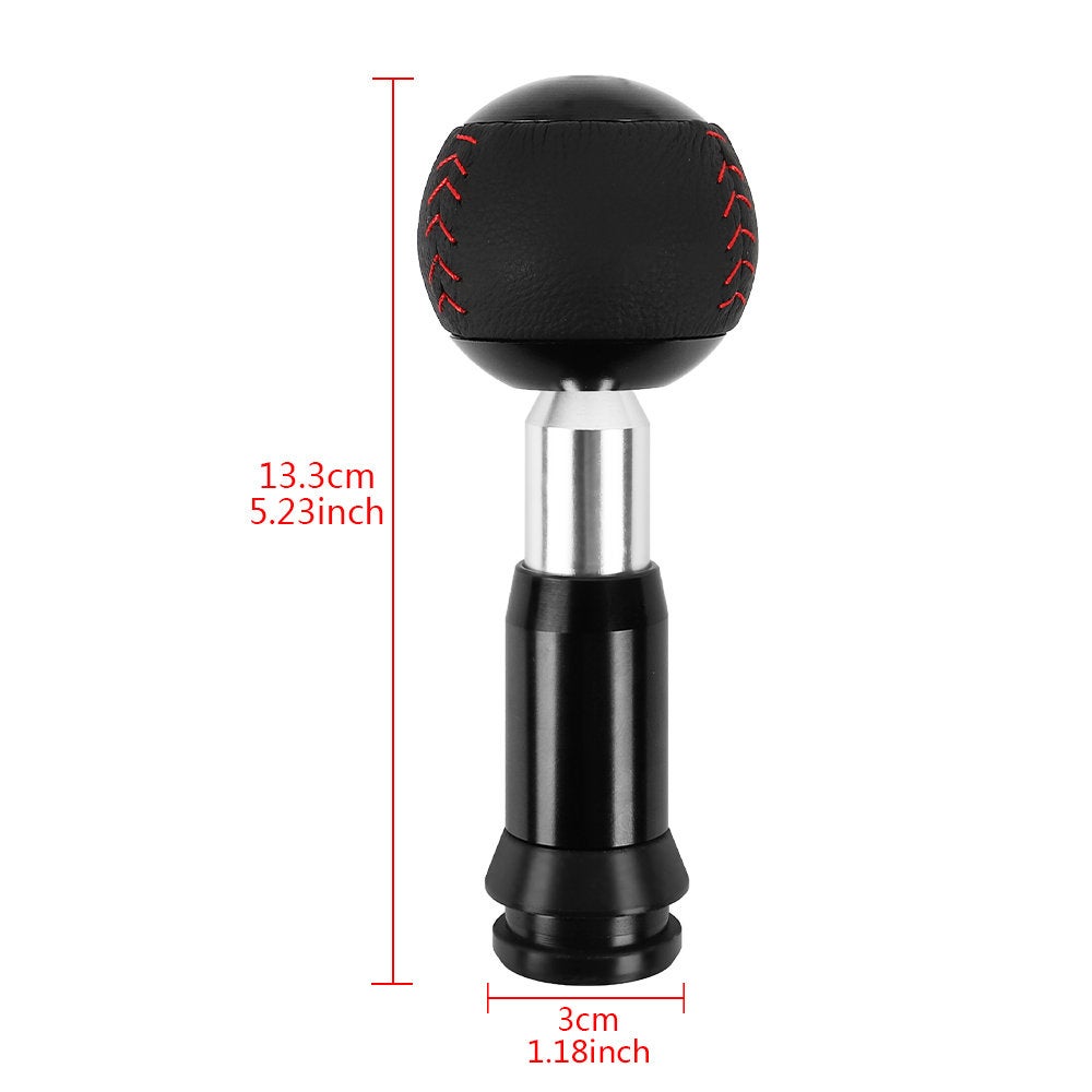 Brand New Bride Leather Black Round Ball Shift Knob Automatic Car Racing Gear Shifter