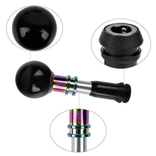 Load image into Gallery viewer, Brand New Universal Jdm Mugen Round Ball Black Automatic Car Racing Gear Shift Knob Shifter M12 M10 M8