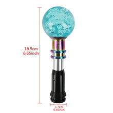 Load image into Gallery viewer, Brand New Universal Jdm Mugen Round Ball Crystal Bubble Green Automatic Car Racing Gear Shift Knob Shifter M12 M10 M8