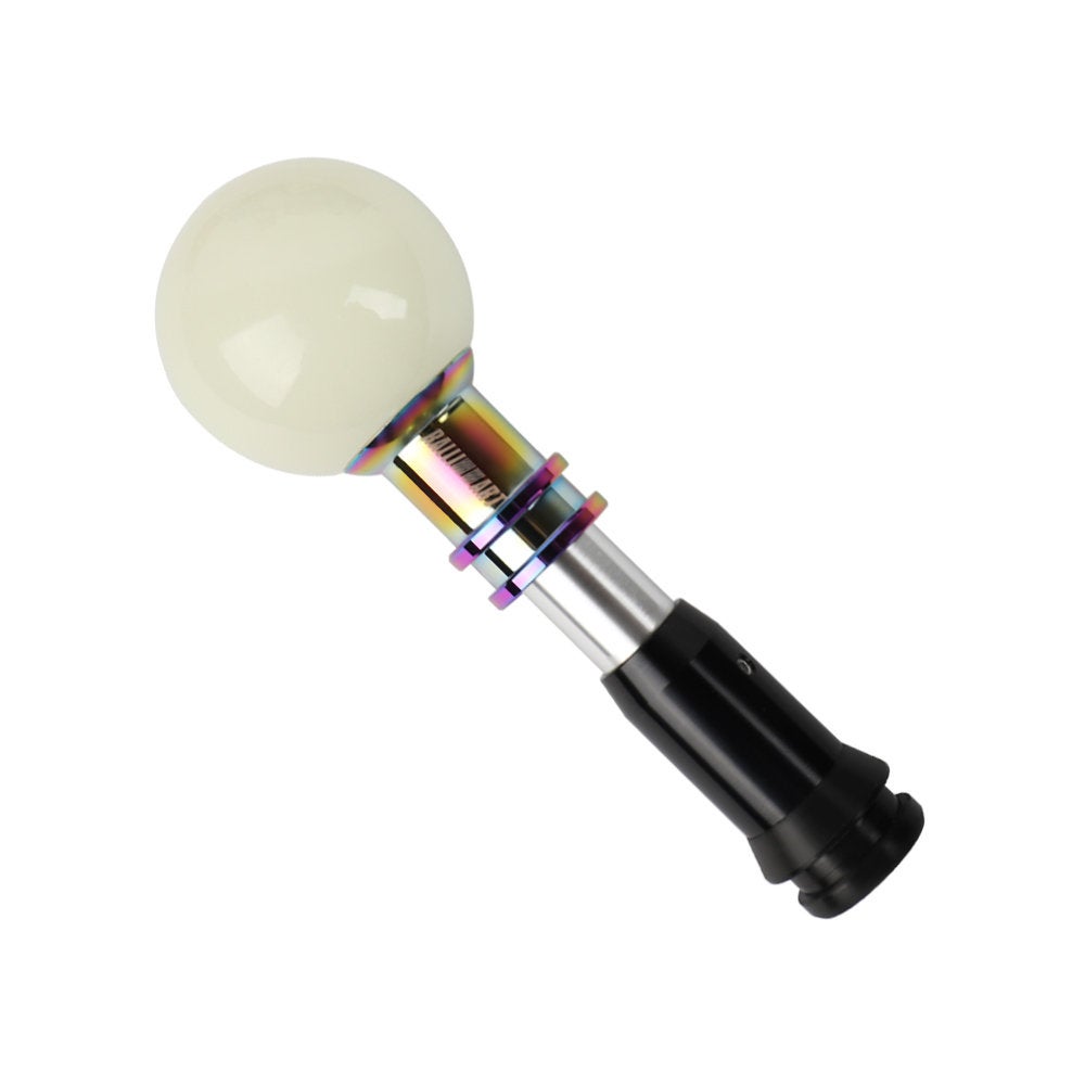 Brand New Universal Jdm Ralliart Round Ball Glow in Dark Green Automatic Car Racing Gear Shift Knob Shifter M12 M10 M8