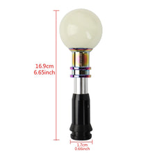 Load image into Gallery viewer, Brand New Universal Jdm Ralliart Round Ball Glow in Dark Green Automatic Car Racing Gear Shift Knob Shifter M12 M10 M8
