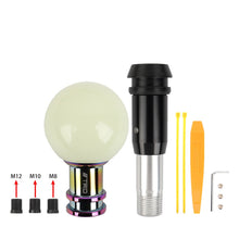 Load image into Gallery viewer, Brand New Universal Jdm TRD Round Ball Glow In Dark Green Automatic Car Racing Gear Shift Knob Shifter M12 M10 M8