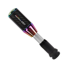 Load image into Gallery viewer, Brand New Universal Mugen Neo-Chrome Carbon Fiber Automatic Gear Shift Knob Shifter Lever Head
