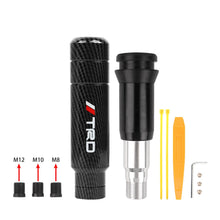 Load image into Gallery viewer, Brand New Universal TRD Carbon Fiber Aluminum Automatic Gear Shift Knob Shifter