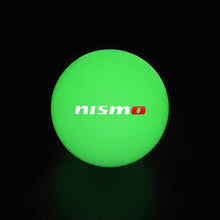 Load image into Gallery viewer, Brand New Jdm Nismo Universal Glow In the Dark Green Round Ball Shift Knob M8 M10 M12 Adapter