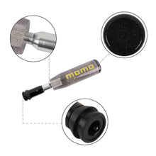 Load image into Gallery viewer, Brand New Universal Glitter Transparent Gray Momo Automatic Shift Knob Racing Gear Shift Knob M12 M10 M8