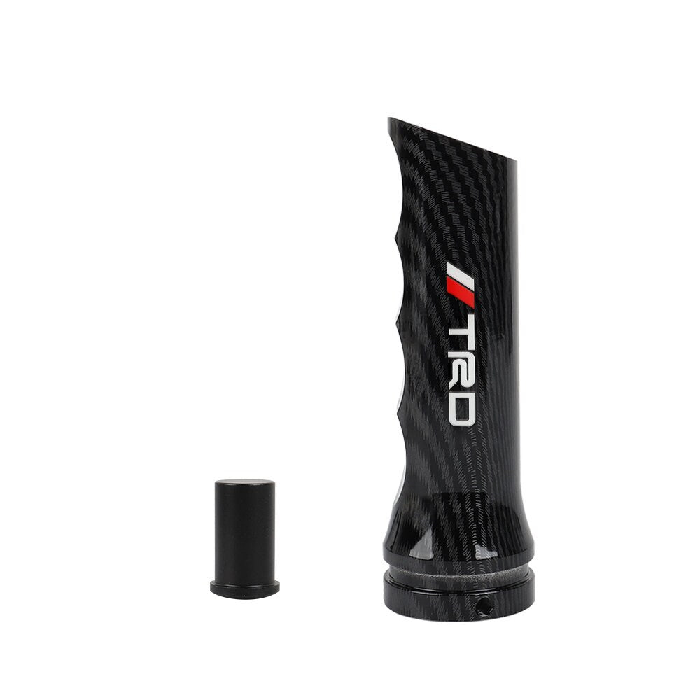 Brand New 1PCS TRD Carbon Fiber Look Style Car Handle Hand Brake Sleeve Universal Fitment Cover