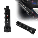 Brand New 1PCS TRD Carbon Fiber Look Style Car Handle Hand Brake Sleeve Universal Fitment Cover