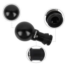 Load image into Gallery viewer, Brand New Universal JDM Mugen Round Ball Black Aluminum Automatic Gear Shift Knob Shifter