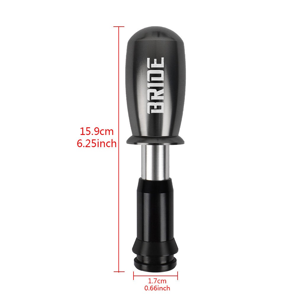 Brand New Bullet BRIDE Gunmetal Aluminum Automatic Transmission Car Gear Shift Knob Shifter level