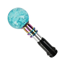 Load image into Gallery viewer, Brand New Universal Jdm Mugen Round Ball Crystal Bubble Green Automatic Car Racing Gear Shift Knob Shifter M12 M10 M8