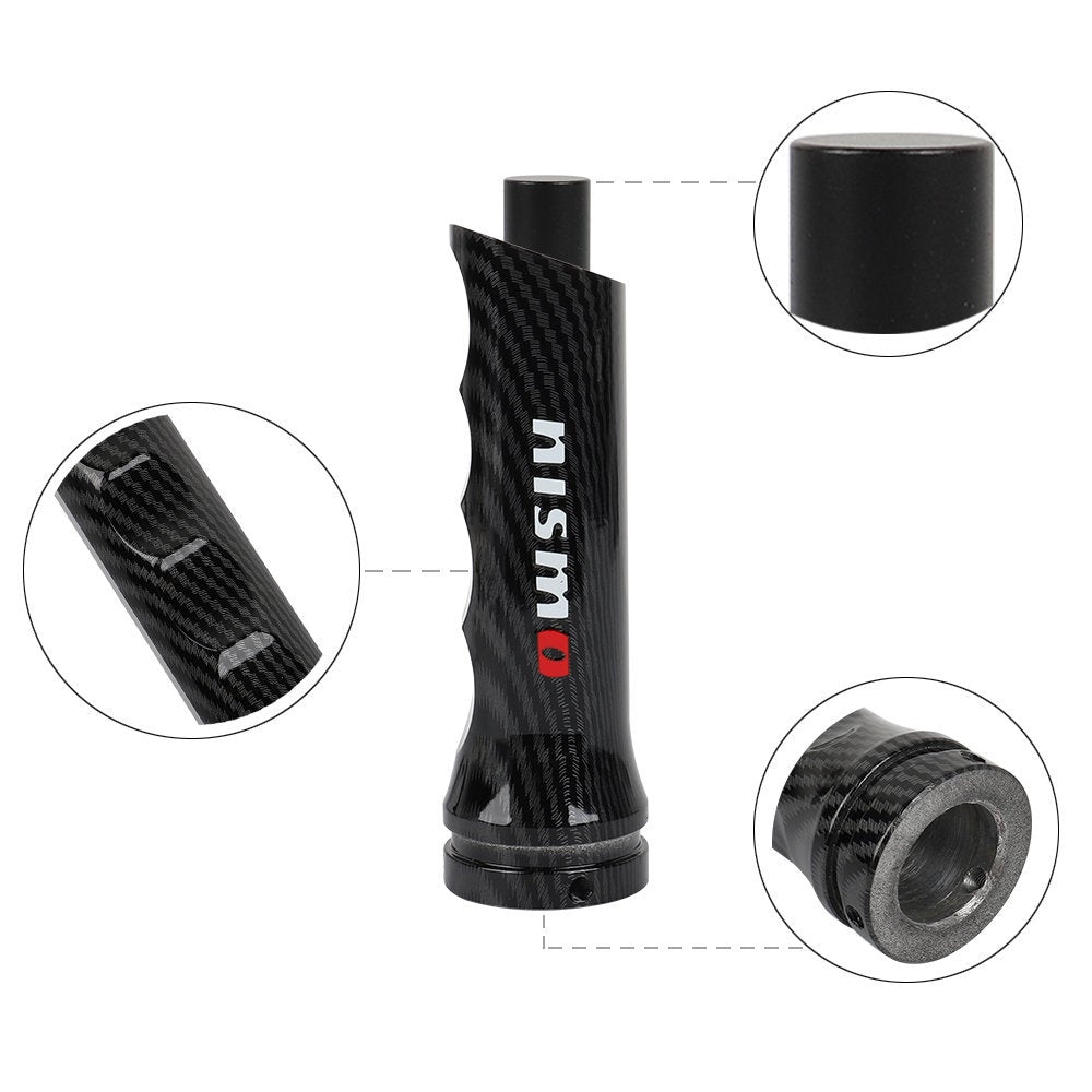 Brand New 1PCS Nismo Carbon Fiber Look Style Car Handle Hand Brake Sleeve Universal Fitment Cover