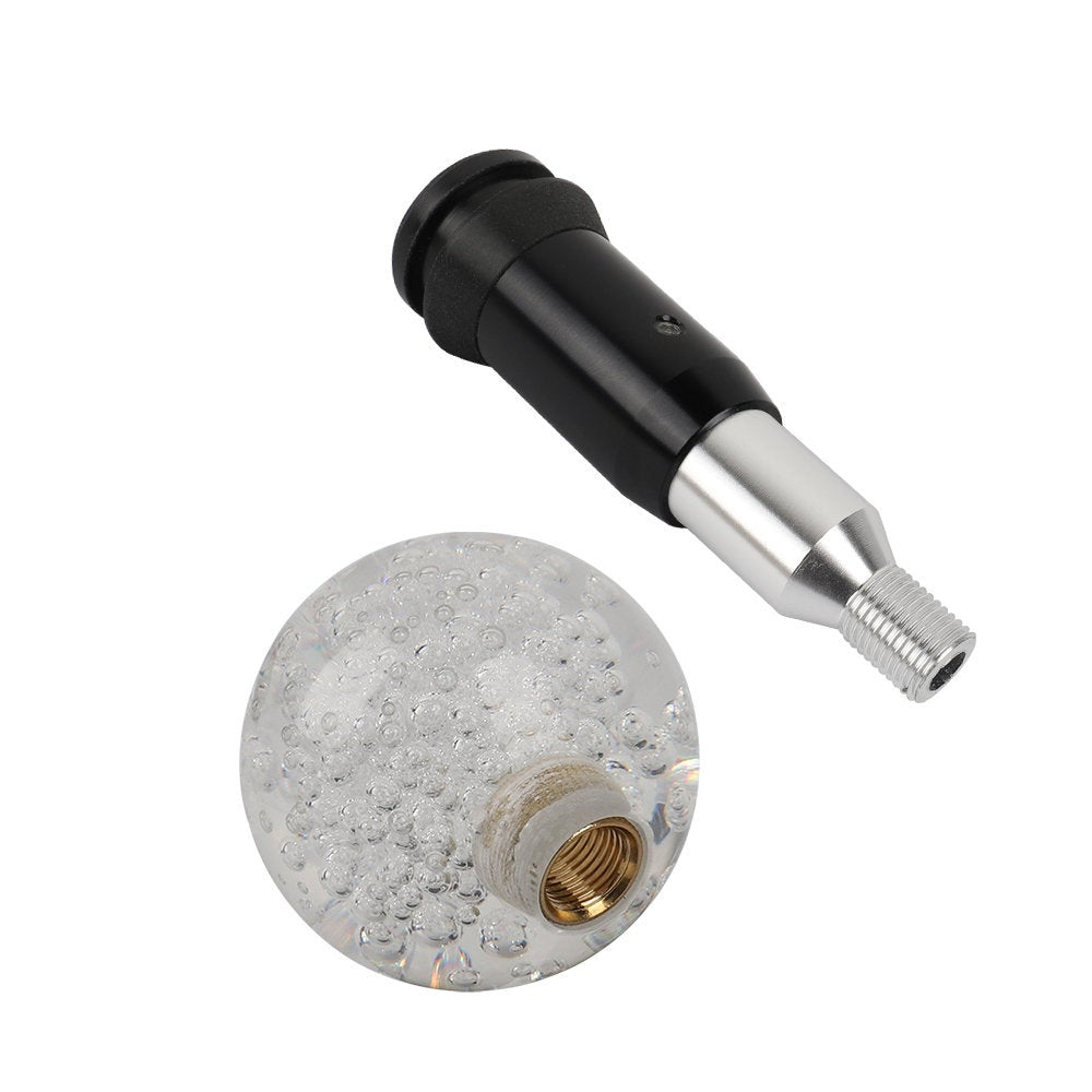 Brand New Universal Crystal Bubble Clear Round Ball Automatic Transmission Shift Knob