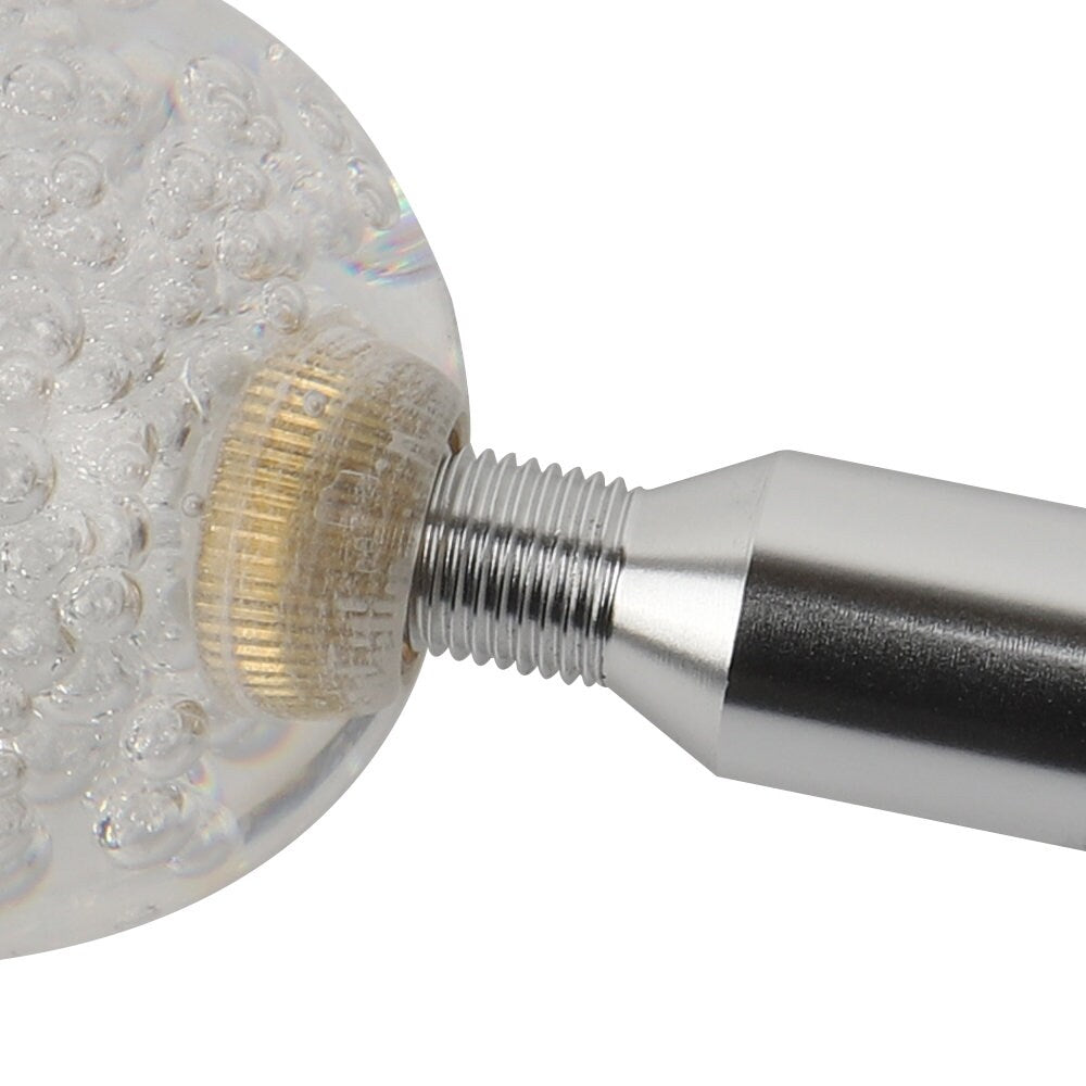Brand New Universal Crystal Bubble Clear Round Ball Automatic Transmission Shift Knob