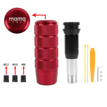 Load image into Gallery viewer, Brand New Universal MOMO Red Aluminum Automatic Gear Stick Shift Knob Shifter Lever Head