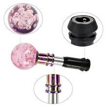 Load image into Gallery viewer, Brand New Universal Jdm TRD Round Ball Pink Crystal Bubble Automatic Car Racing Gear Shift Knob Shifter M12 M10 M8