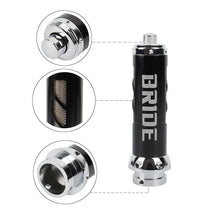 Load image into Gallery viewer, Brand New 1PCS BRIDE Black Aluminum Car Handle Hand Brake Sleeve Universal Fitment Cover S2