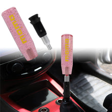 Load image into Gallery viewer, Brand New Universal Glitter Transparent Pink Momo Automatic Shift Knob Racing Gear Shift Knob M12 M10 M8