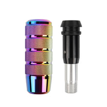 Load image into Gallery viewer, Brand New Universal Frosted Neo-Chrome Aluminum Automatic Gear Stick Shift Knob Shifter Lever Head