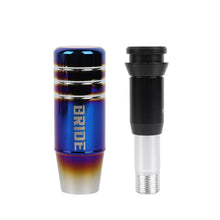 Load image into Gallery viewer, Brand New Universal 9CM Bride Aluminum Burnt Blue Automatic Car Gear Shift Knob Shifter