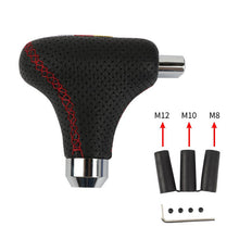 Load image into Gallery viewer, Brand New Mugen Universal Black Leather Automatic Transmission Shift Knob For Universal