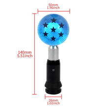 Load image into Gallery viewer, Brand New 7 Star Blue Dragon ball Z Custom 54mm Shift Knob Automatic Transmission Car Racing Gear Shifter