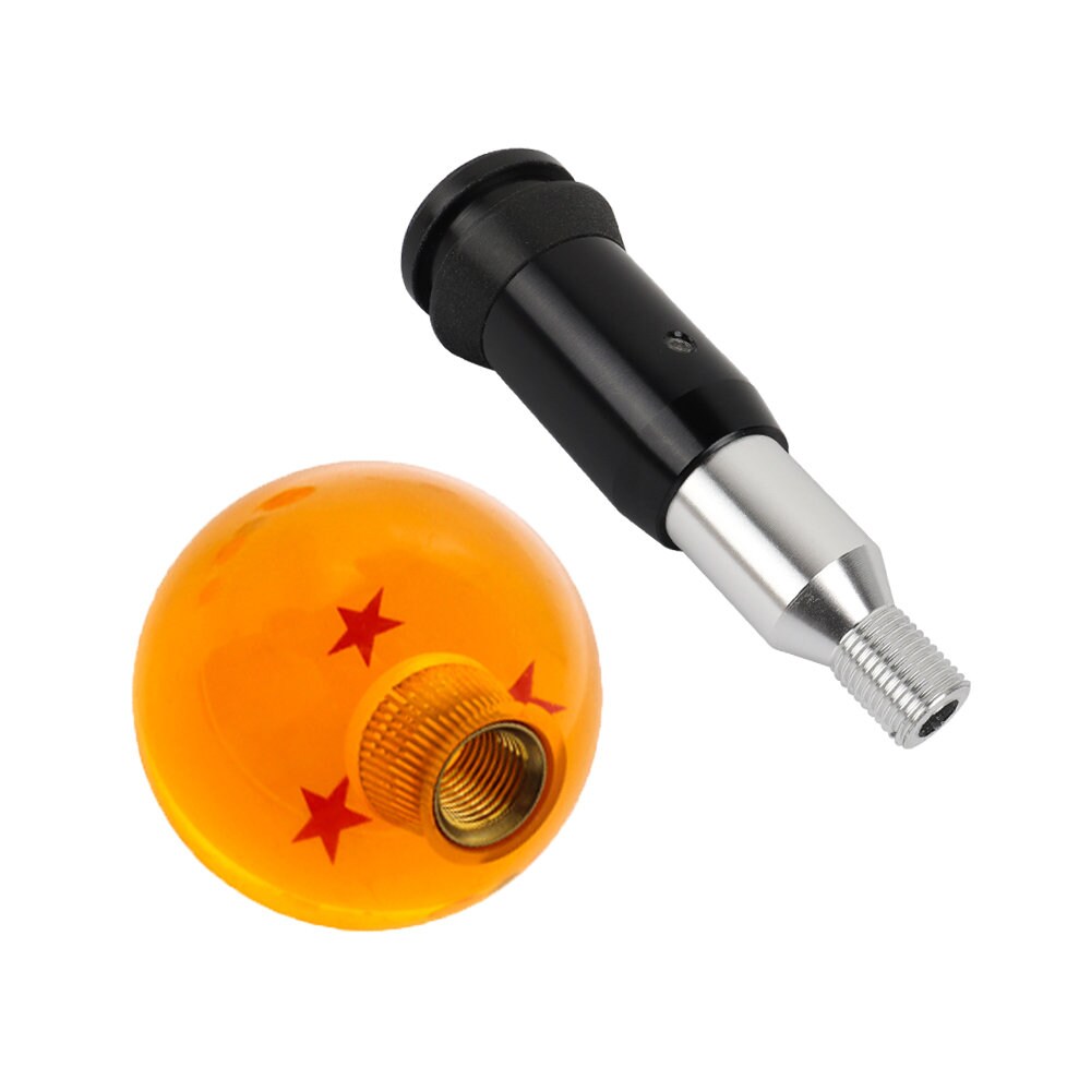Brand New 3 Star Orange Dragon ball Z Custom 54mm Shift Knob Automatic Transmission Car Racing Gear Shifter