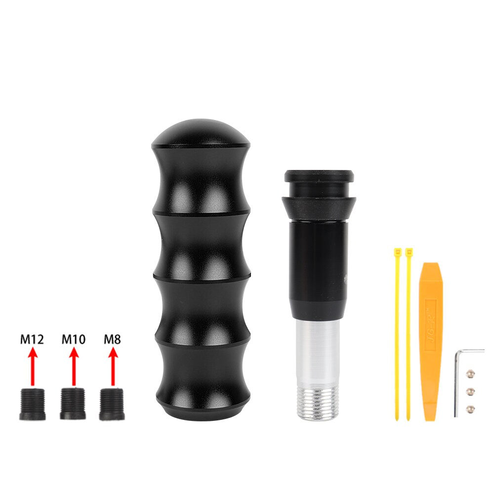 Brand New Universal V1 Bamboo Style Black Automatic Car Gear Shift Knob Shifter