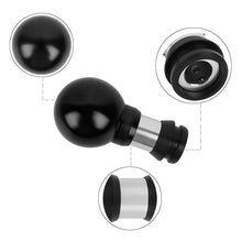 Load image into Gallery viewer, Brand New Universal JDM Round Ball Black Aluminum Automatic Gear Shift Knob Shifter