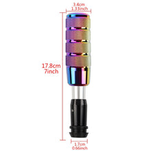 Load image into Gallery viewer, Brand New Universal Frosted Neo-Chrome Aluminum Automatic Gear Stick Shift Knob Shifter Lever Head