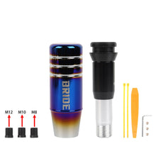 Load image into Gallery viewer, Brand New Universal 9CM Bride Aluminum Burnt Blue Automatic Car Gear Shift Knob Shifter