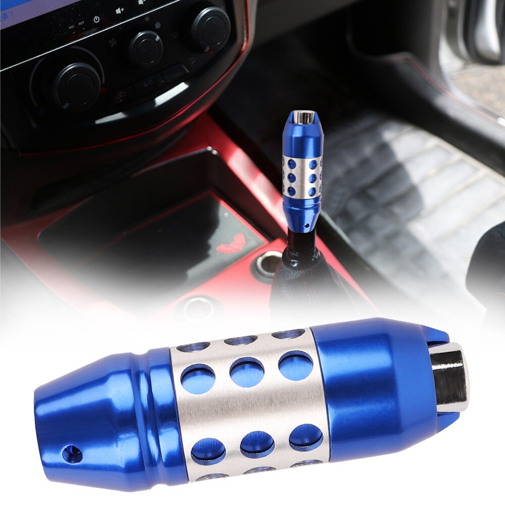 Brand New Universal Blue Aluminum Universal Automatic AT Transmission Car Racing Gear Shift Knob Lever Shifter M8 M10 M12